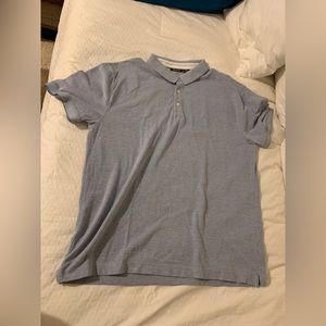 Men’s Claiborne 2XL blue polo. Excellent condition, no issues.